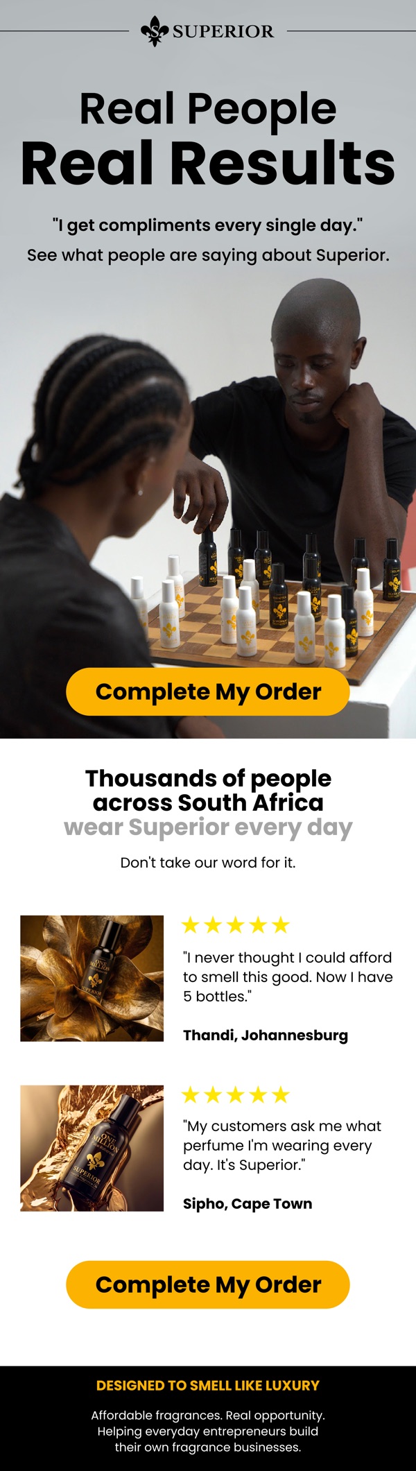Superior real people real results email