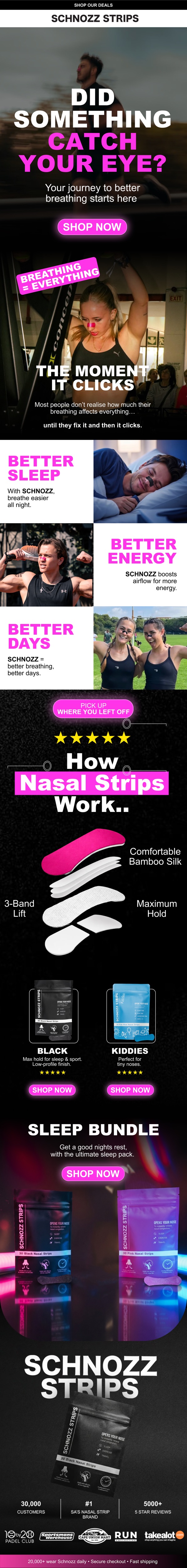 Schnozz Strips did something catch your eye email